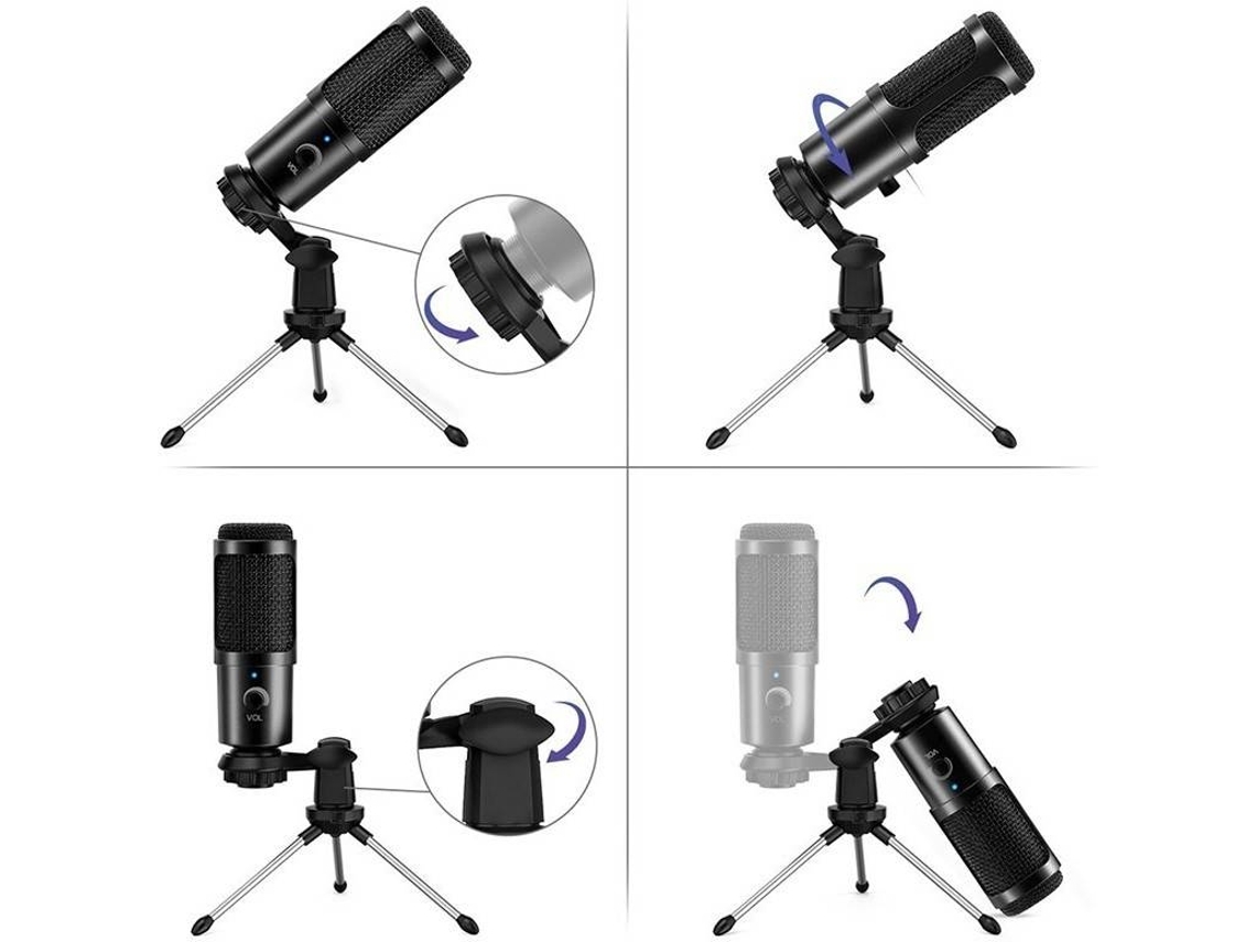 Microfone  Mpset3-p Preto*