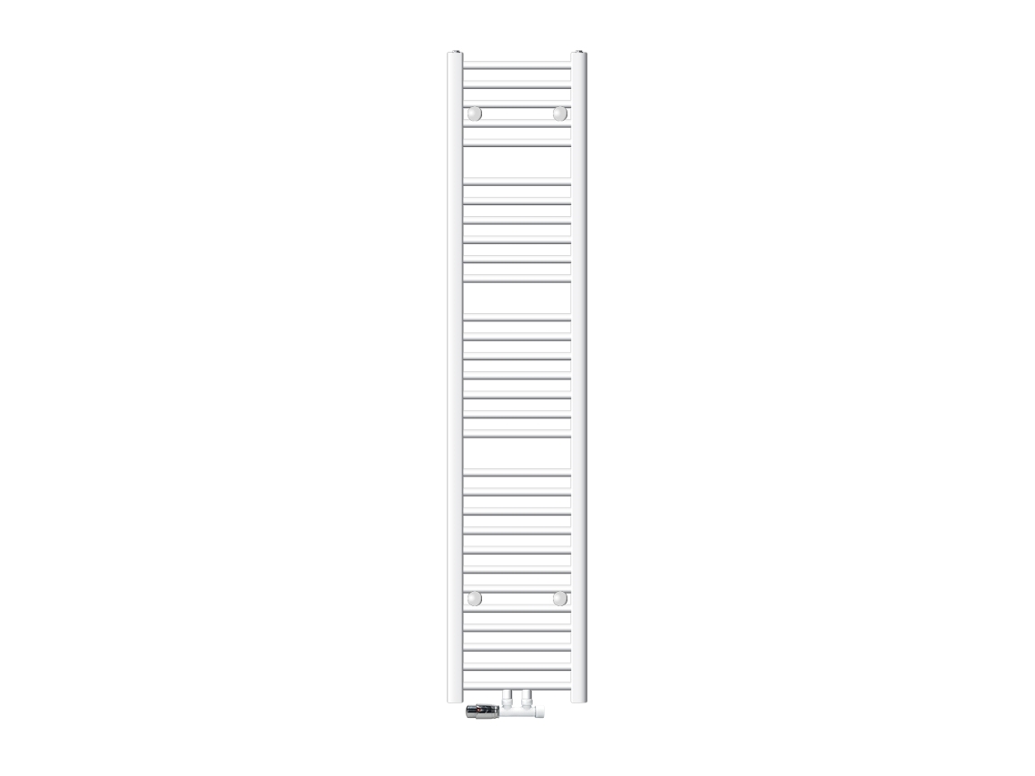 Radiador LUXEBATH de Casa de Banho Sahara 300X1800 Mm Branco Direito com Ligação Central