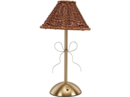 Luminária de mesa encantadora com laço, controle por toque e brilho ajustável para casa, mesa de trabalho e como luz noturna.