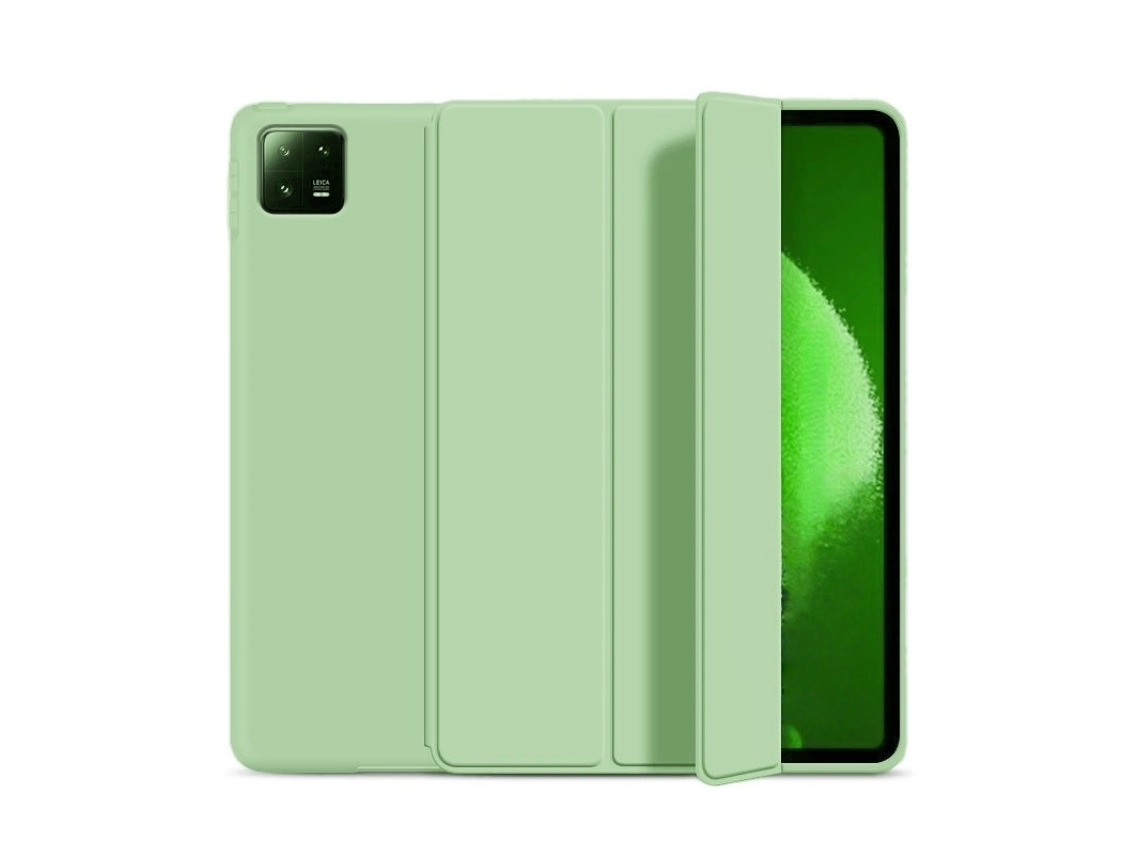 Capa Para Xiaomi Pad 8 De 11,2 Polegadas, Em Pu De Alta Qualidade, Resistente A Arranhões Verde Claro Hexinyigjly (2025)