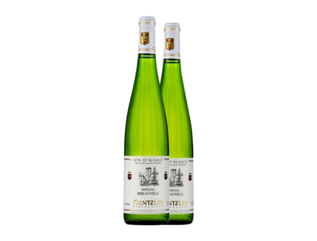 Vinho branco KIENTZLER Ribeauville Riesling Alsace (0.75 L - 2 Unidades)