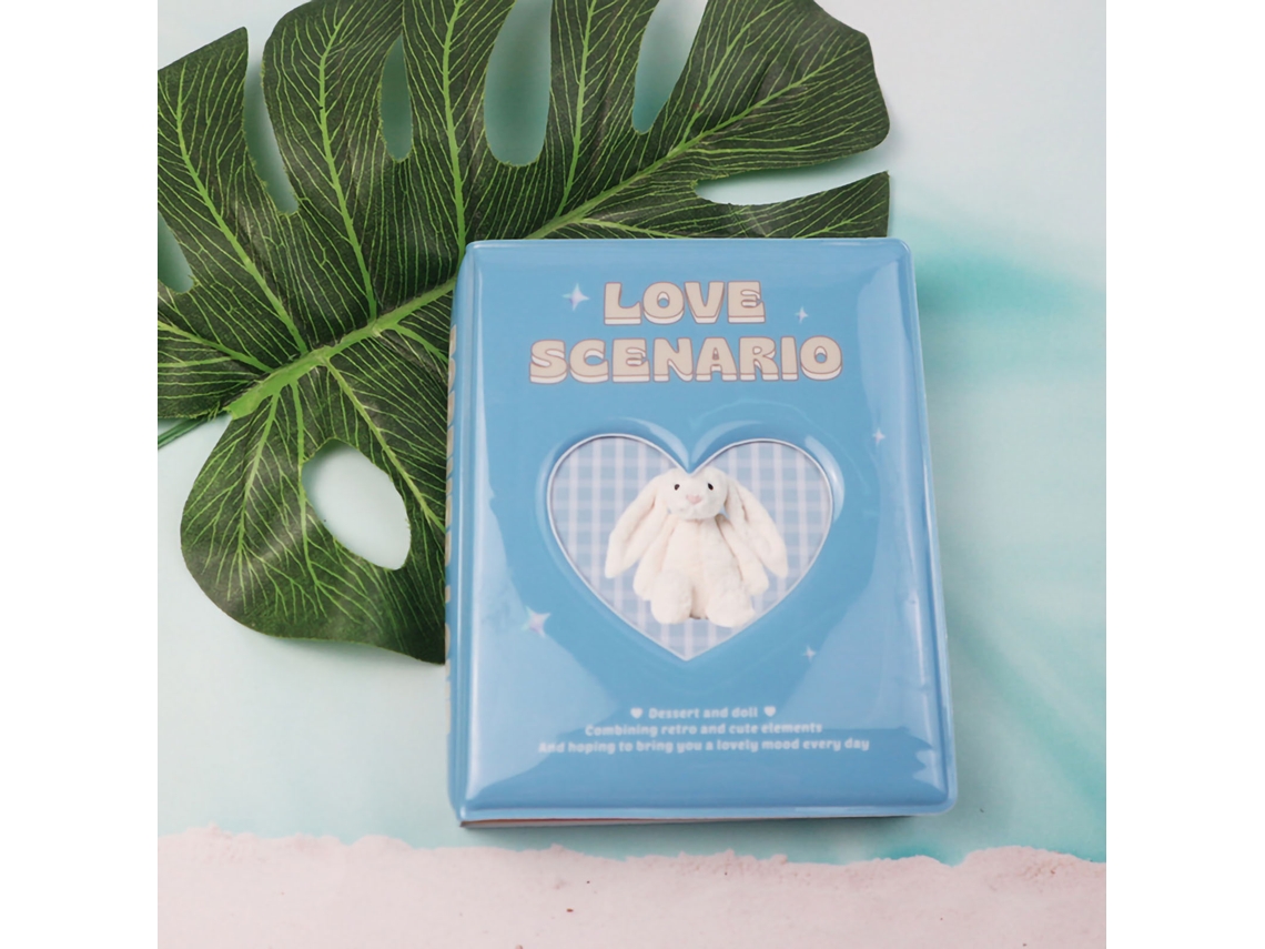 Álbum de Fotos PVC com Grande Capacidade e Bolsos para Casamento Família Azul S/MARCA
