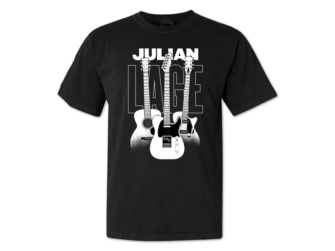 Julian Lage Three Guitars T shirt ROCKINSTONE Unisex Adults Best Sellers Size:l
