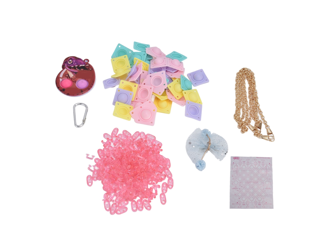 Ats bolsa de Mano Diy Bonita para Niñas Bolsa de Hombro Moda Niños Juguete Antiestrés