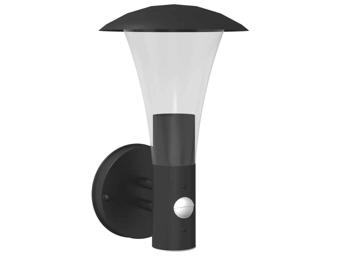 Outdoor Wall Light, Outdoor Wall Lights Vidaxl Preto Aço Inoxidável (n/a)
