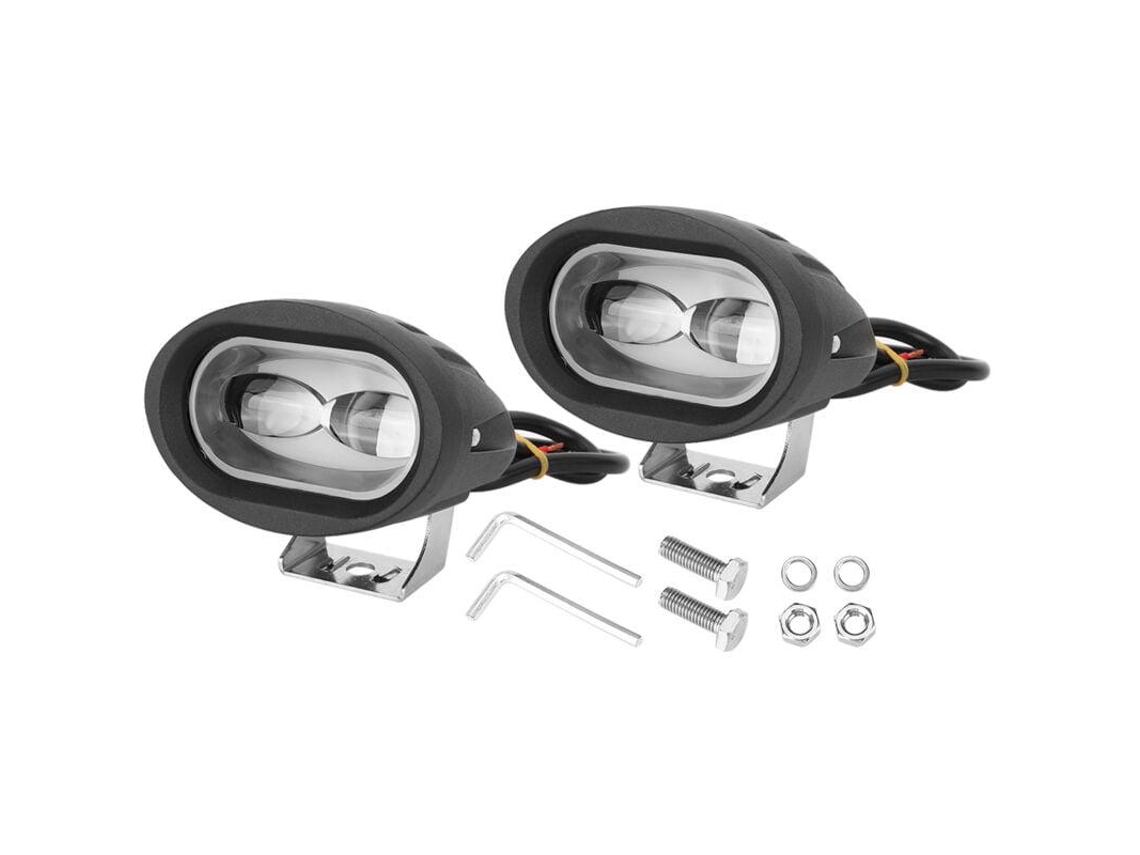 Luz De Trabalho Led Automática Para Veículo, Lente 6d, 20 W, À Prova Dágua, Ip67, Lâmpada De Direção Ehstmind