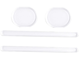 Conjunto De 3 Protetores Calcanhar Em Gel Ipetboom, Antiderrapantes, Transparentes E À Prova De Choque, Para Conforto E