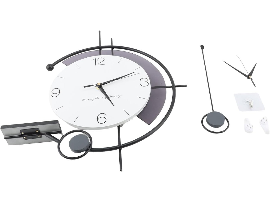 Relógio de parede decorativo, para casa e escritório, 38 cm (15 polegadas)