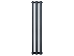 Radiador Vertical 4 Colunas 1800x380 Mm - Cinza Antracite, Aço Carbono 1.5 Mm, 2304 W, Alta Eficiência, Fácil
