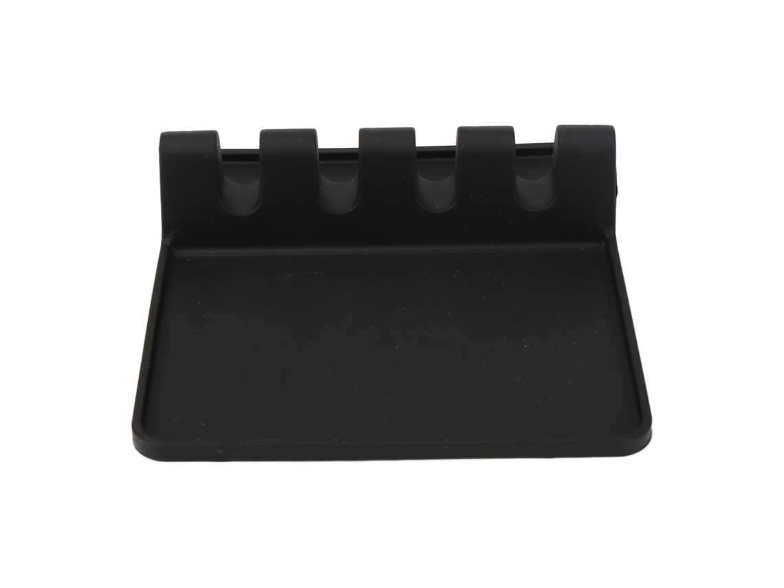 2026 repouso de Utensílios de Silicone Multifuncional com Almofada Anti gotejamento para Bancada de Cozinha Preto