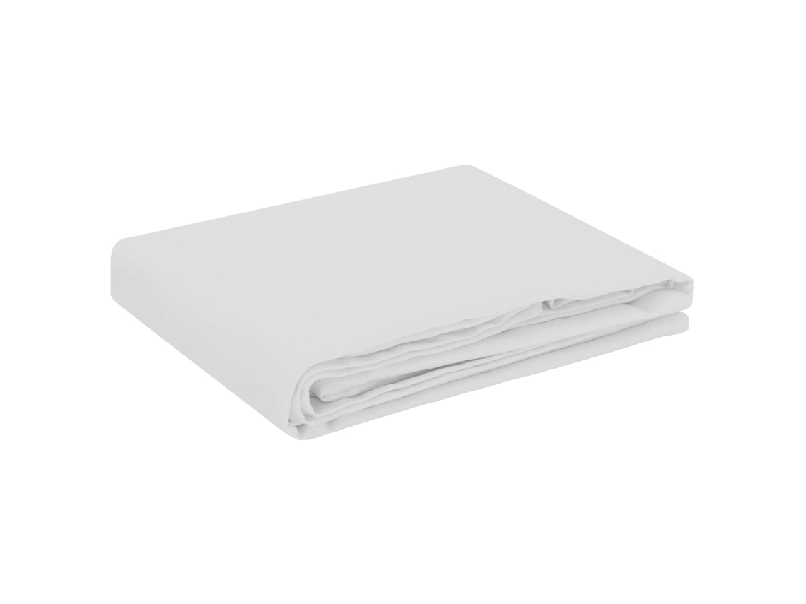 Maison Exclusive - Toalha De Mesa Retangular Branco 140 X 200 Cm Poliéster