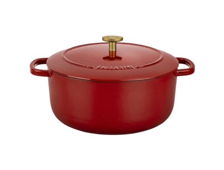 Bellamonte Cocotte 24 Cm Redondo Vermelho Ferro Fundido BALLARINI