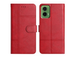 Capa De Celular De Couro Com Textura De Couro De Vaca E Costura
