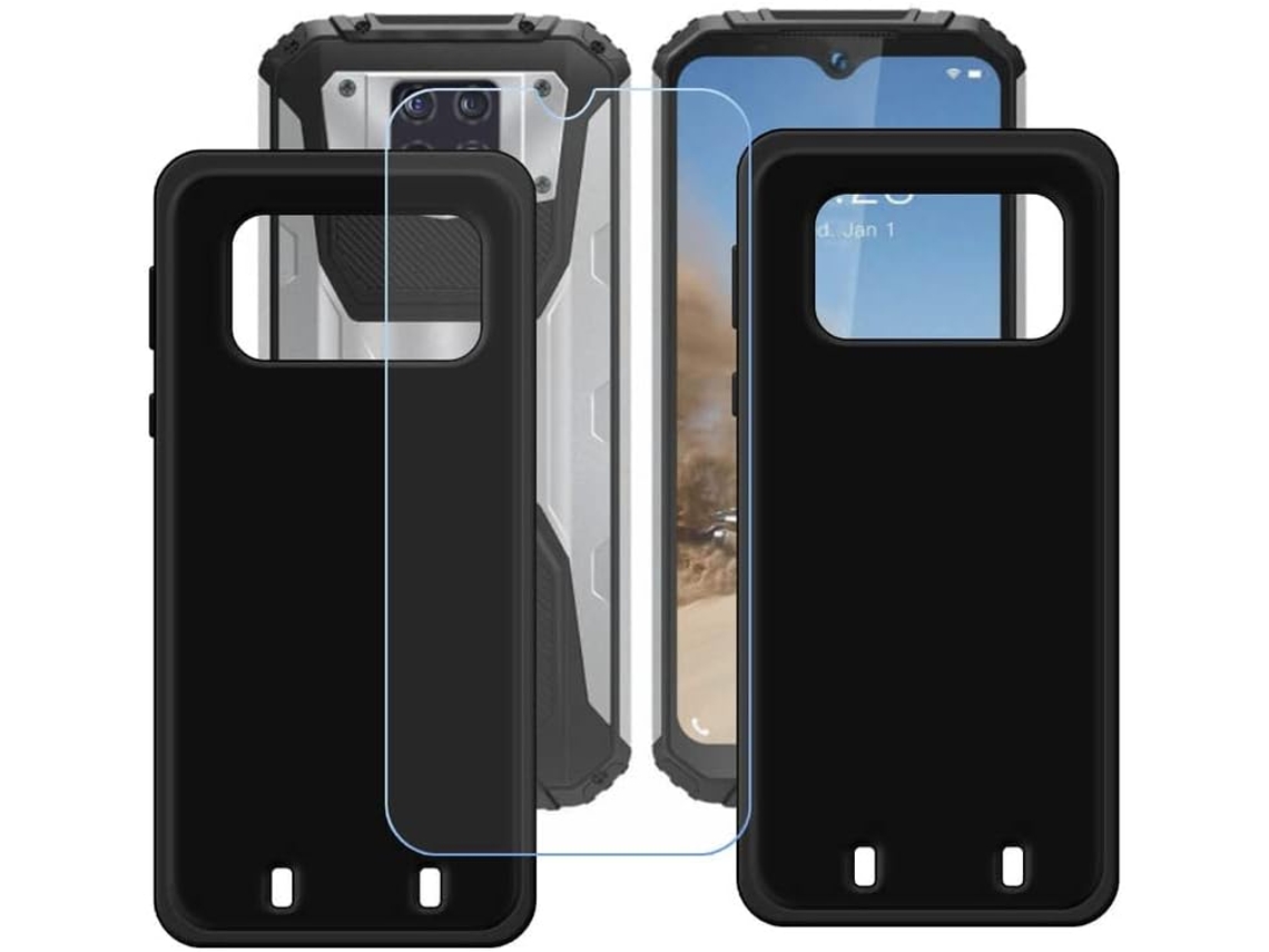 Conjunto de Películas de Ecrã Antiqueda Filme para Oukitel Wp6 Lite HONGWE. Preto (2un)