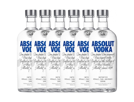 Vodka ABSOLUT Absolut (0.5 L - 6 unidades)