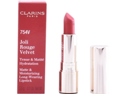 Batom CLARINS Joli Rouge Velvet 754