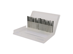 20 Peças De Fresa Cônica De Carbeto De Wolfram Com Cabo 1/8''(3mm) Para Rotação