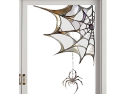 Adesivos Decorativos Para Janelas Com Teia De Aranha |