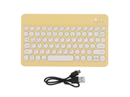 Teclado Sem Fio com Conexão Estável para Celular Tablet Laptop | S/MARCA