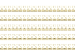 100 Clips de Papel em Formato de Gato, Cadernos Divertidos e Compactos, Metal Oco, Organização de Documentos