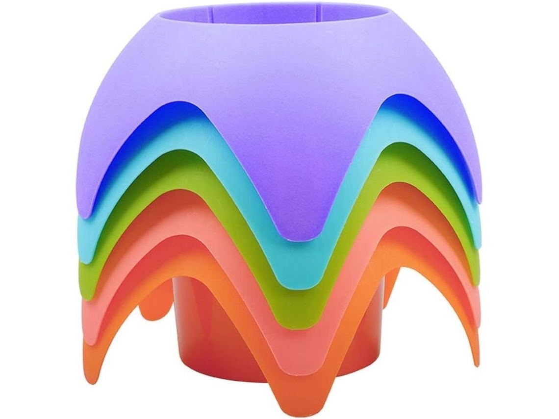 Acessórios De Praia, Porta Copos De Areia (5 Peças, Vários Cores)