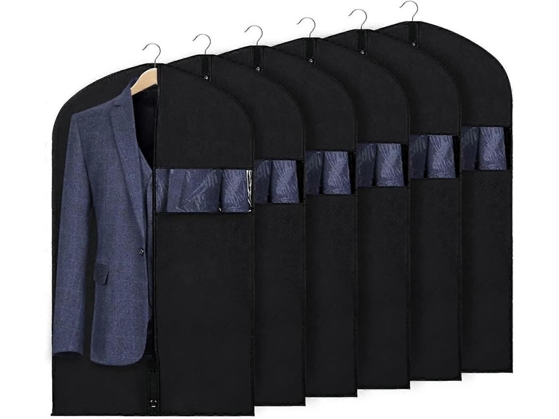 Capas Para Roupas De Viagem E Armazenamento, 40 Polegadas, Com Janela Transparente Para Ternos E Casacos