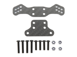 Torre de Choque Dianteira de Fibra de Carbono para Carros Rc Losi 1/10 Baja Rey, Hammer Rey, Acessórios Preto S/MARCA