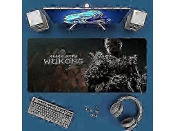 Mousepad Preto Para Jogos, Ideal Para Laptops, Com Tapete Para Teclado E Protetor De Mesa. Tamanho Grande. Myth 2025 Olysi Shop