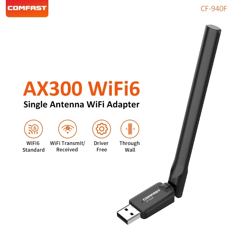 (cf-wu782ac) Adaptador/receptor De Rede Sem Fio Usb Wifi5/wifi6