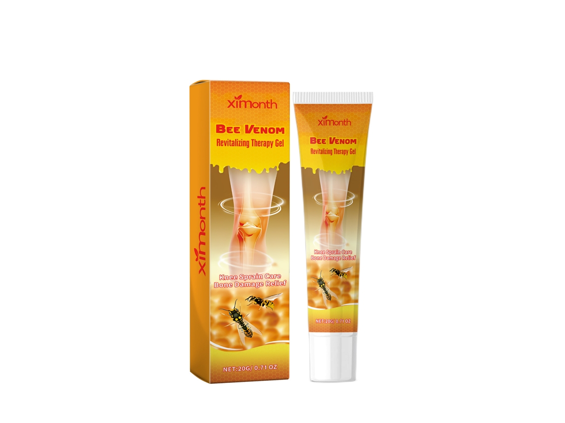 Gel Ximonth de Veneno de Abelha para Dor em Joelhos e Pés com Aplicação LAXISCREED