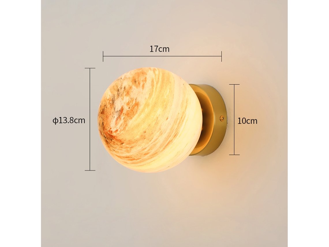 Rebe-lâmpada De Parede Moderna Star Sconce Com 3 Cores De Luz Para Quarto, Corredor, Sala De Estar E Comedor