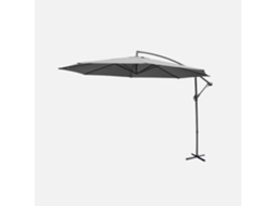 Guarda Sol Redondo Offset 350cm, Cinza Sweeek