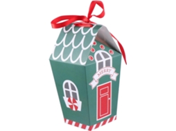 Conjunto De 10 Sacolas De Papel Natalinas Para Lembrancinhas E Doces, Com Design Festivo E Ecológico Gokoco