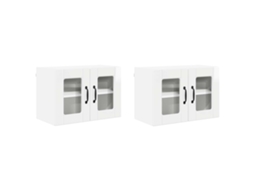 Conjunto de armários de cozinha de 2 peças branco brilhante com MAISON EXCLUSIVE (60x31x40 cm)
