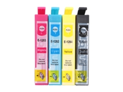 4 Cartuchos De Tinta Para Impressora De Inyección De Tinta Com Tinta Transparente Que Não Se Decolora Para Stylus S22 Sx125 Sx130 Sx230.
