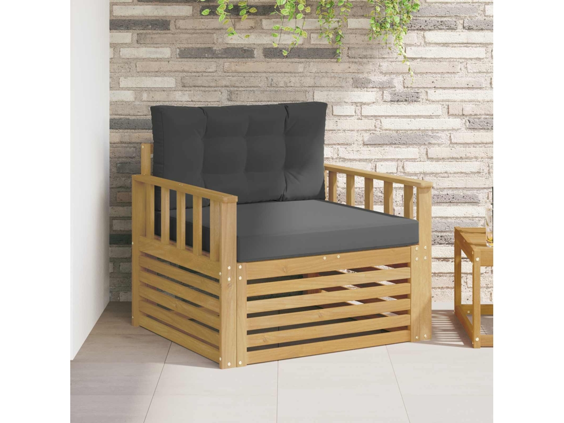 Vidaxl Sofá Exterior Poliéster Branco