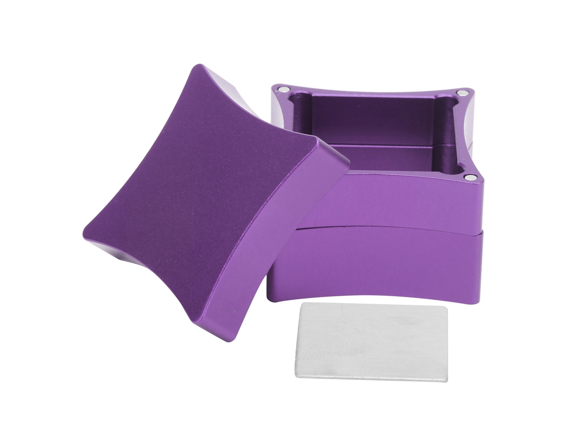 Porta-tiza De Alumínio Com Clip Magnético Para Bilhar, Acessório De Sinuca, Roxo, 3cm/1.2in