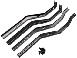 Chassi Metálico para Carro Rc em Escala 1/10 Axial Scx10 Iii Ax103007 Preto SFUSHOS