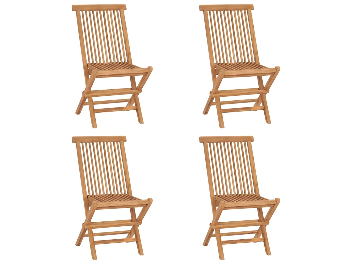 Folding Chair, Folding Chairs Vidaxl Marrom Madeira (n/a)