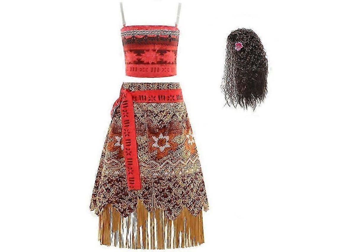Fantasia de Princesa Moana para Meninas - Halloween 2026 - Festa de Carnaval