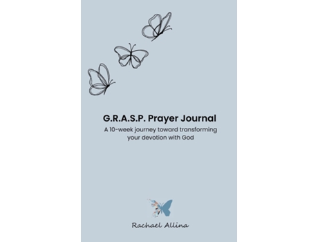 Livro G.R.A.S.P. Prayer Journal de Rachael Allina (Inglês)