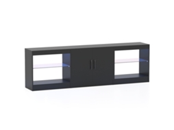 Suporte para Tv 3 em 1 com Luzes Led para Tvs de Até 85 Polegadas Preto NORTHIX