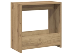 Side Table, Side Tables Vidaxl Marrom Madeira Processada (n/a)