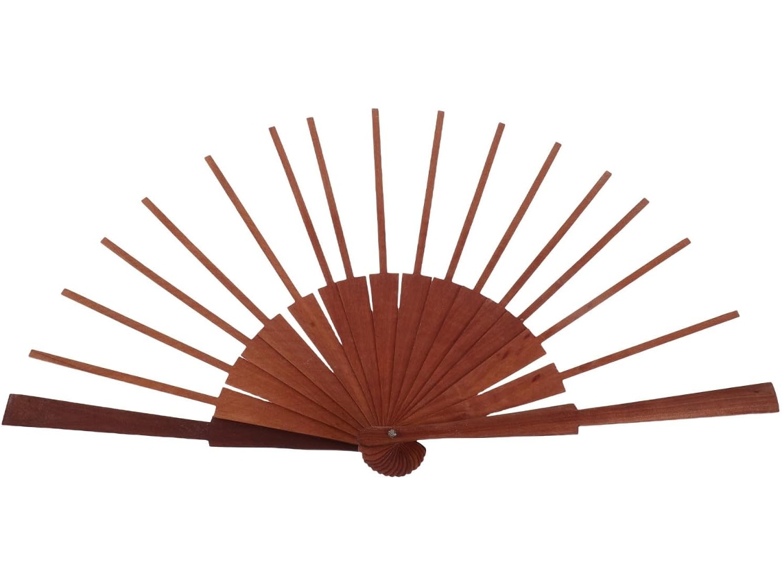 Cadre D'éventail Pliant En Bois - 23 Cm / 9,1 Pouces,