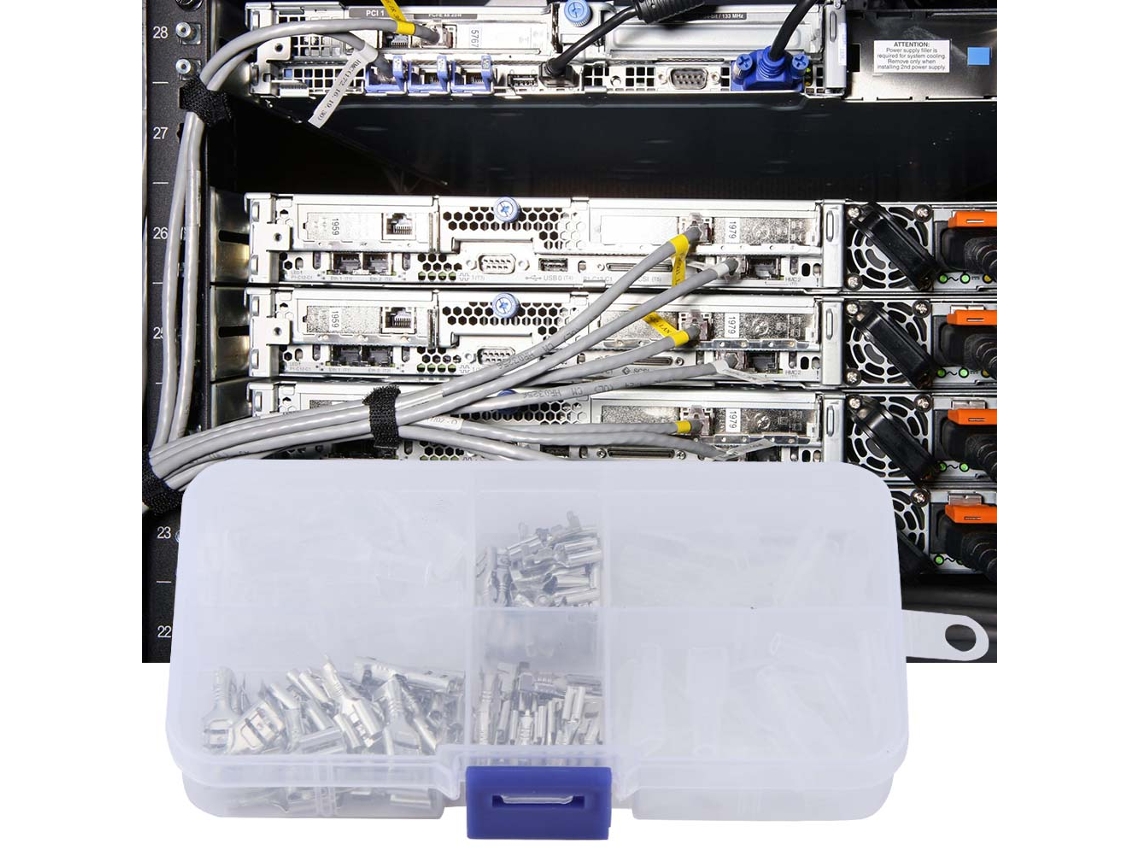 Conjunto 240pcs Conectores Espátula Isolados