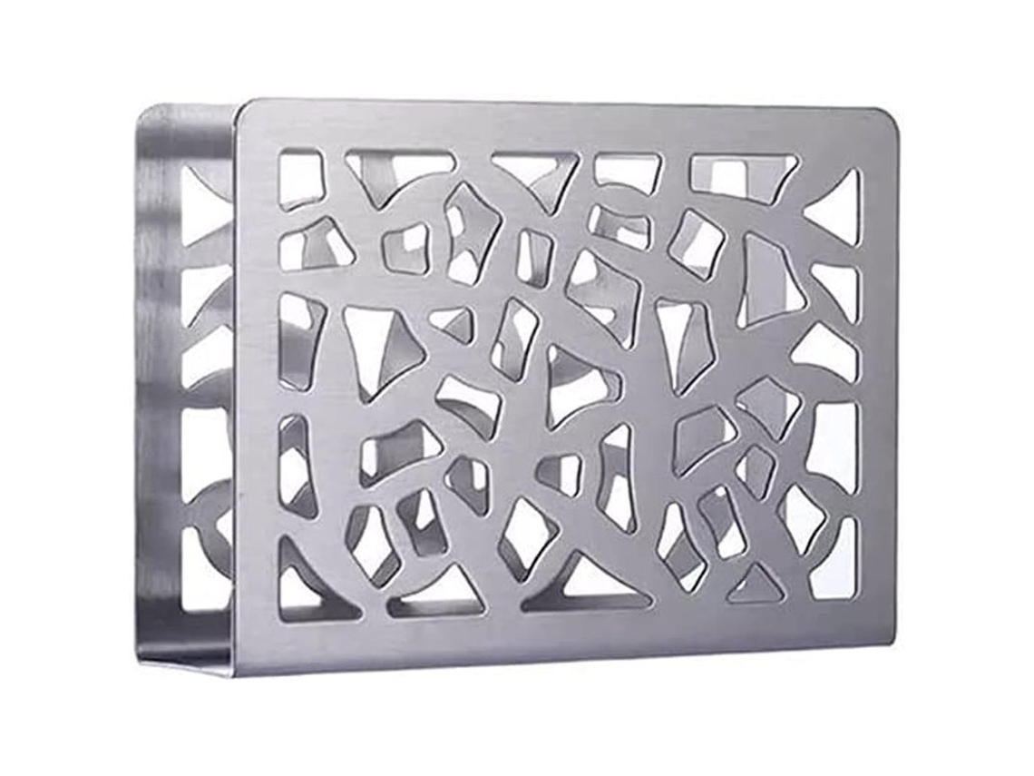Suporte de Guardanapos de Aço Inoxidável Nova Line Mesa Cozinha