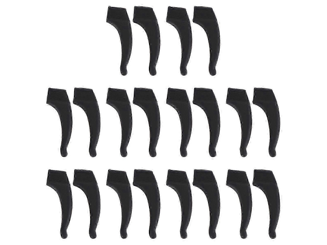 10 Pares de Suportes Antiderrapantes para Óculos, Fixadores Ganchos Silicone Orelhas, Peças Óculos GOKOCO