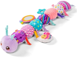 Brinquedo Musical Em Forma De Lagarta 53 Cm Para Bebês. Com Espelho,