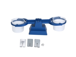 Balança Simples 200g/1g Equipamento Educacional Física Escolar com Pesos e Cursor