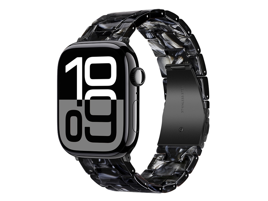 Bracelete Para Apple Watch 38/40/41/42mm Preto Relâmpago Cuich